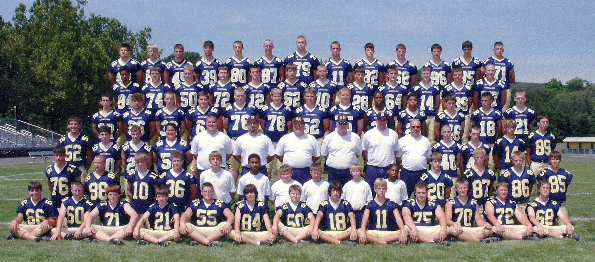 2005 Schuylkill Haven Hurricanes Varsity Football Roster